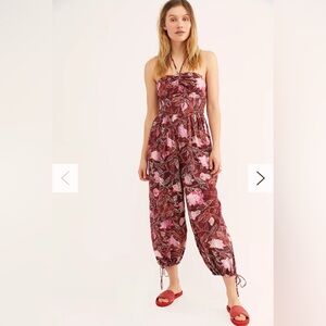 Free People Iris Jumpsuit Medium Runs A Tad Larger In The Breast Area